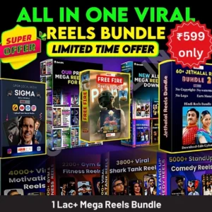 1 Lakh+ Ultimate Updated Mega Reel Bundle